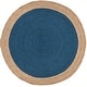 preview thumbnail 37 of 66, SAFAVIEH Handmade Natural Fiber Charlyne Bordered Round Jute Rug