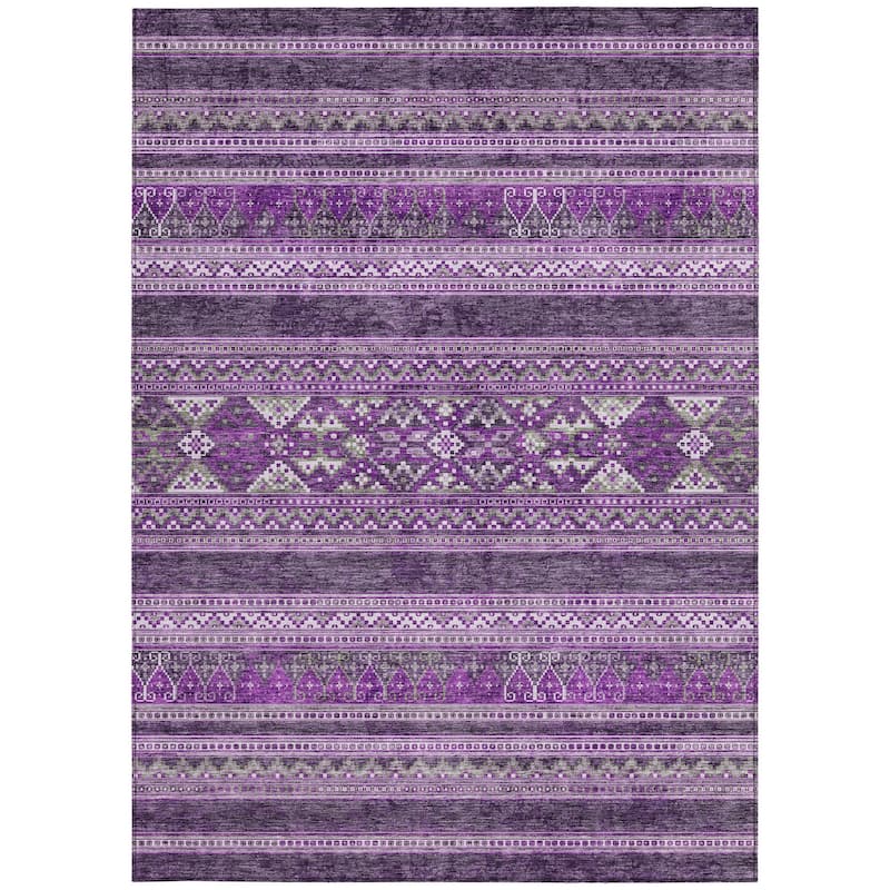 HomeRoots Southwestern Transitional Rectangle Outdoor Rug
