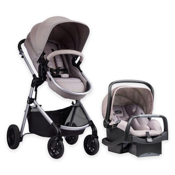 Evenflo 56011993 Pivot Stroller and Infant Car Seat Travel System,  Sandstone - 34.3 x 21.7 x 19.8 inches - Bed Bath & Beyond - 35238820