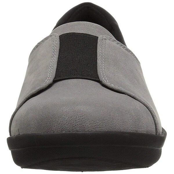 round toe clarks loafers womens