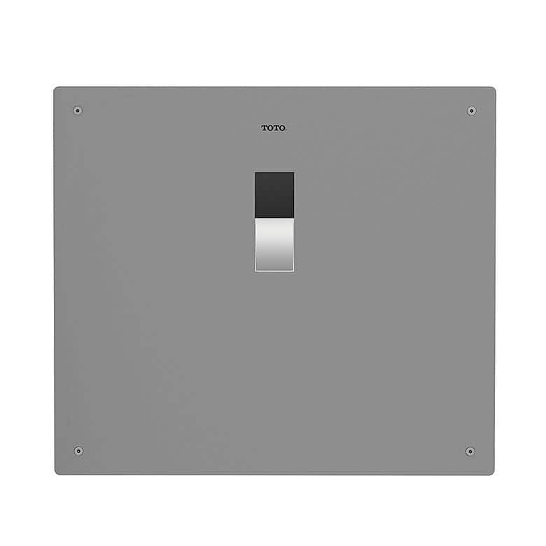 TOTO Concealed 14" x 12" 0.5 GPF Urinal Flushometer with EcoPower - Stainless Steel