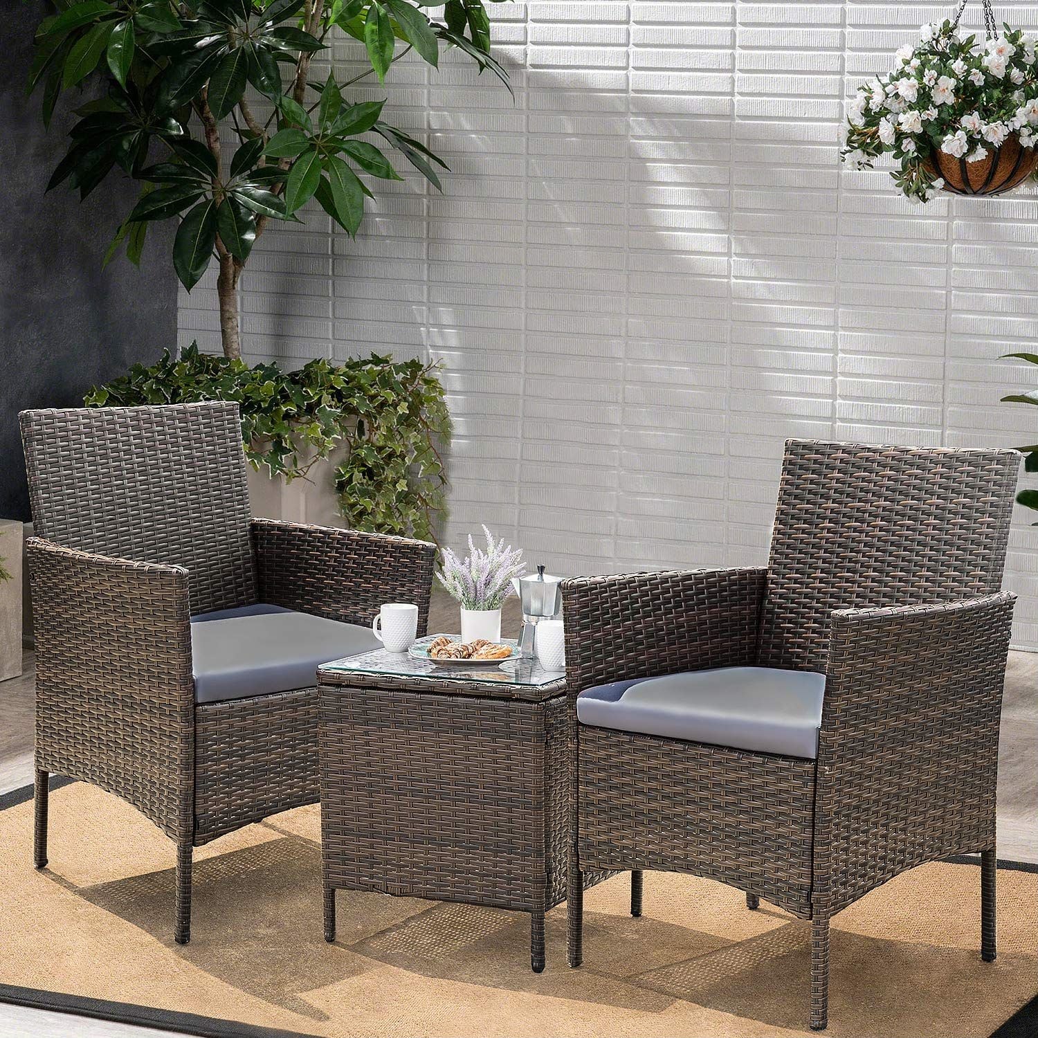 Grey garden furniture discount sets