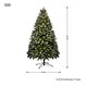 preview thumbnail 3 of 9, Artificial 5FT/6FT/7FT Christmas Tree with Lights by DirectWicker