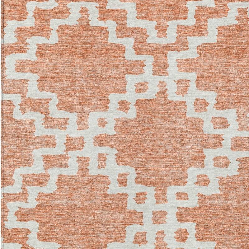 HomeRoots Geometric Transitional Rectangle Outdoor Rug