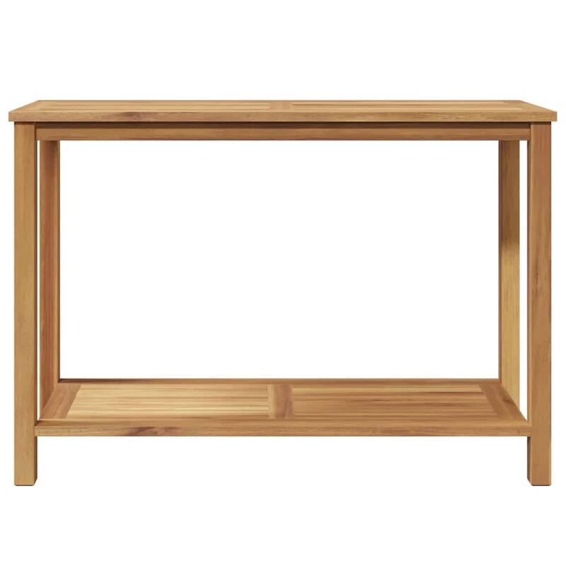 vidaXL Console Table Brown in Solid Teak Wood