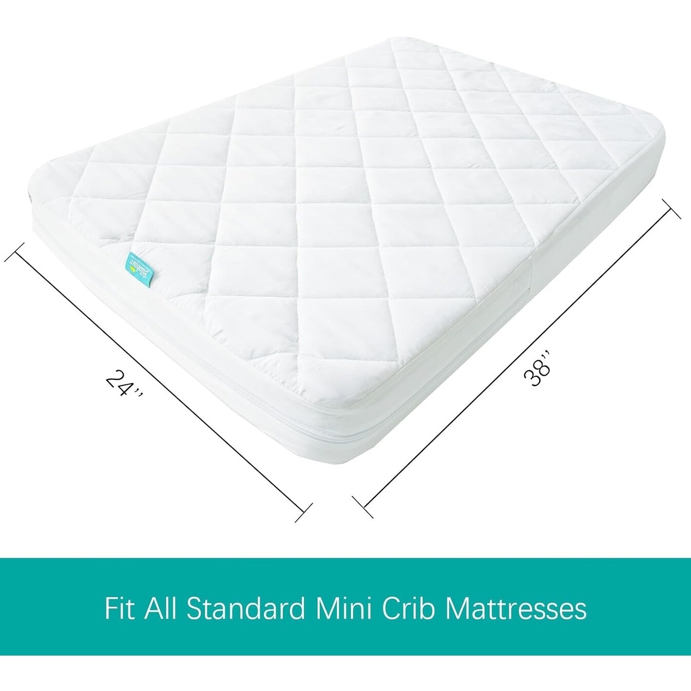 mini crib mattress topper