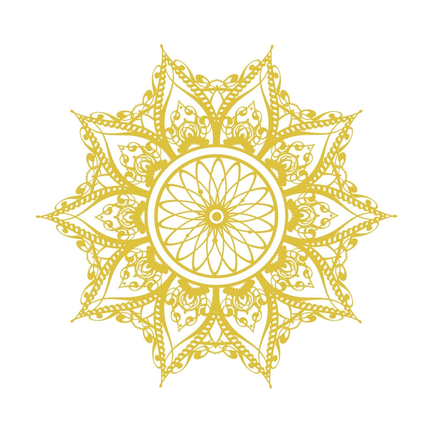 Wall Decal Mandala Flower - Picture 10 of 14