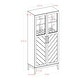 preview thumbnail 10 of 14, Middlebrook 68-inch Tall Chevron Buffet Storage Cabinet
