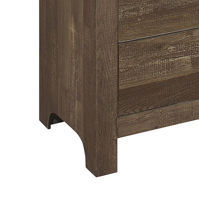 Mid-Century Vintage Style Vertical Storage Dresser with 6 Drawers