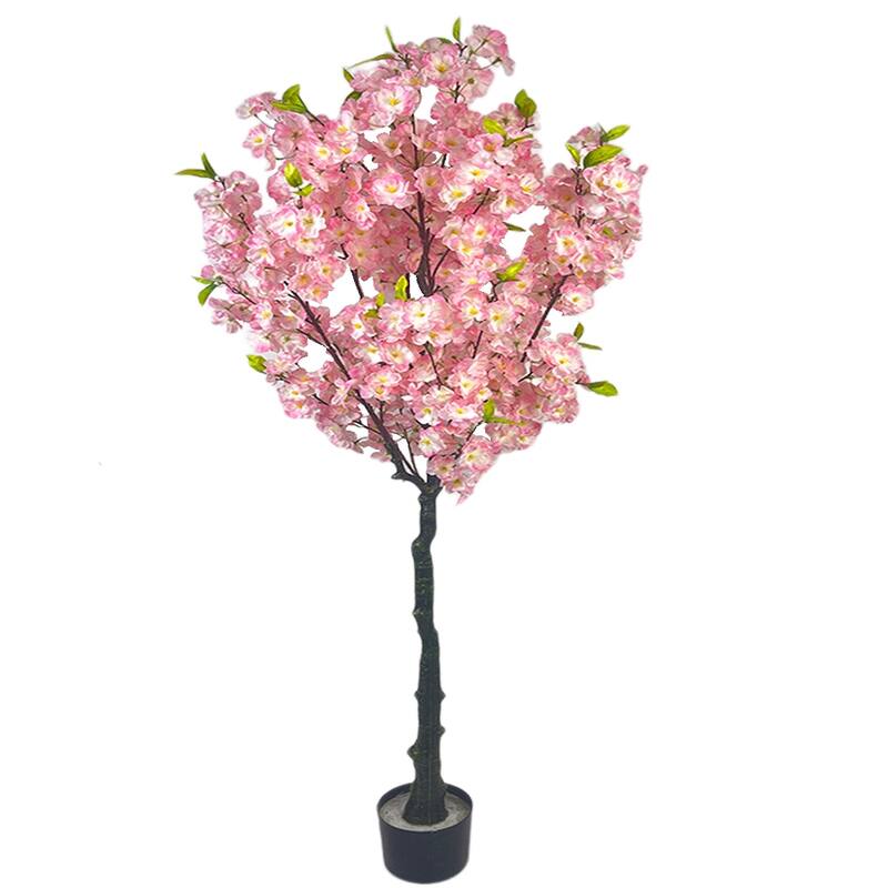 Artificial Cherry Blossom Tree Tall Potted Cherry Blossom Tree - 120cm