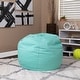 preview thumbnail 1 of 54, Small Refillable Bean Bag Chair for Kids and Teens Mint Green