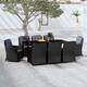 Option Black 78.7" x 39.4" x 29.1" 9-Piece