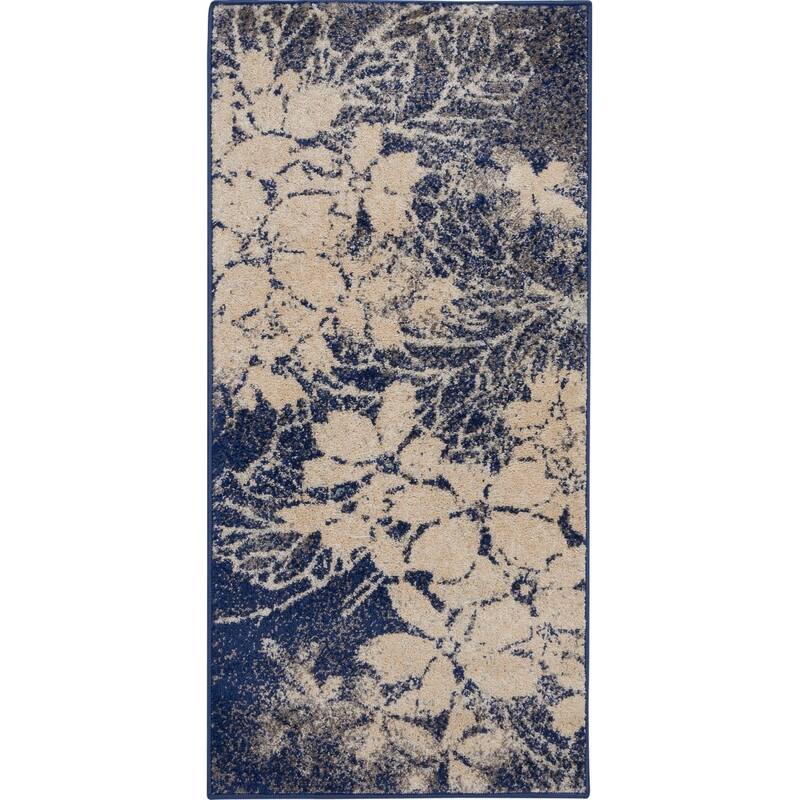 Nourison Tranquil Contemporary Abstract Floral Area Rug