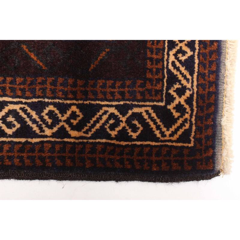 ECARPETGALLERY Hand-knotted Teimani Brown Wool Rug - 3'2 x 4'11