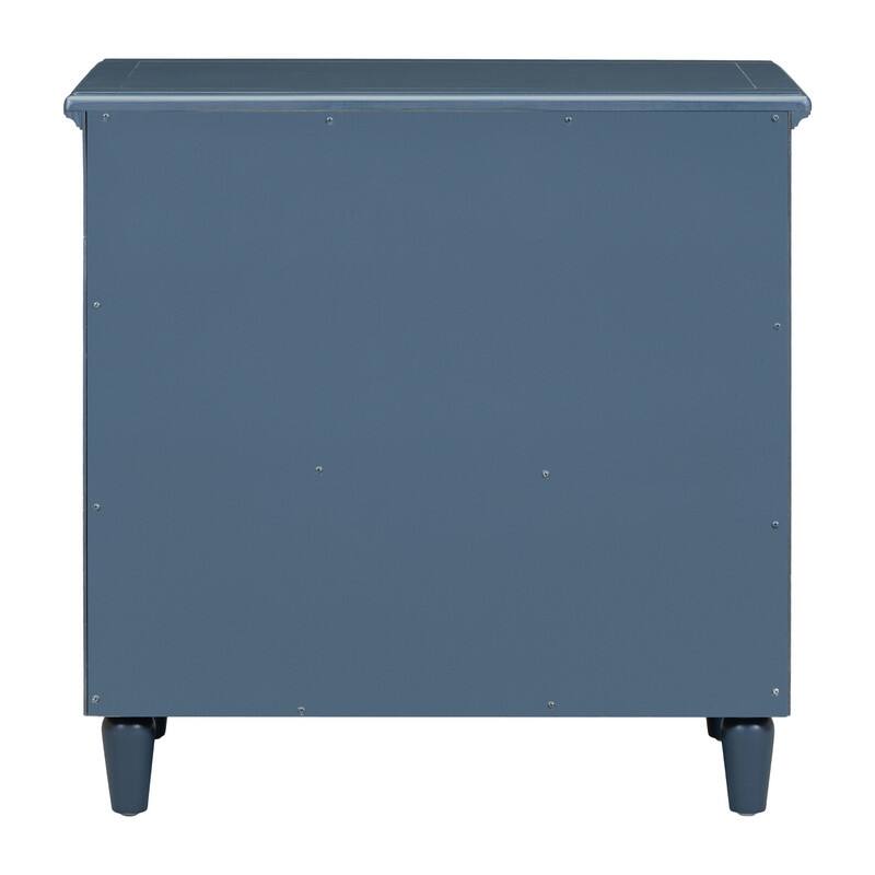 Middlebrook Solid Wood Storage 3-Drawer Nightstand Classic Nightstand