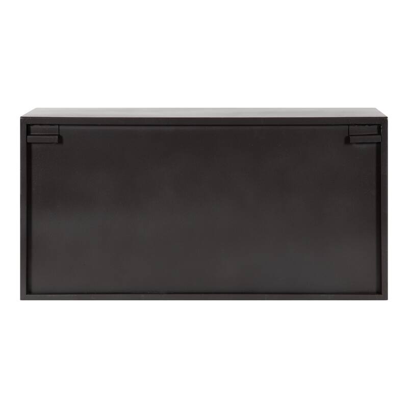 Kate and Laurel Trayce Decorative Metal Wall Cabinet - 12x24
