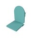 preview thumbnail 4 of 48, Laguna Adirondack Outdoor Deep Seat Cushion Turquoise