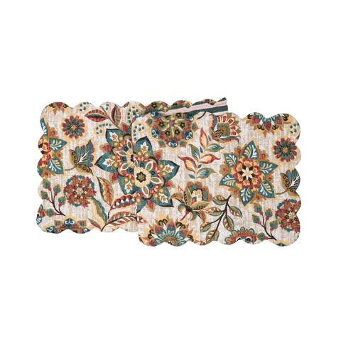 14" x 51" Fiona Floral Table Runner