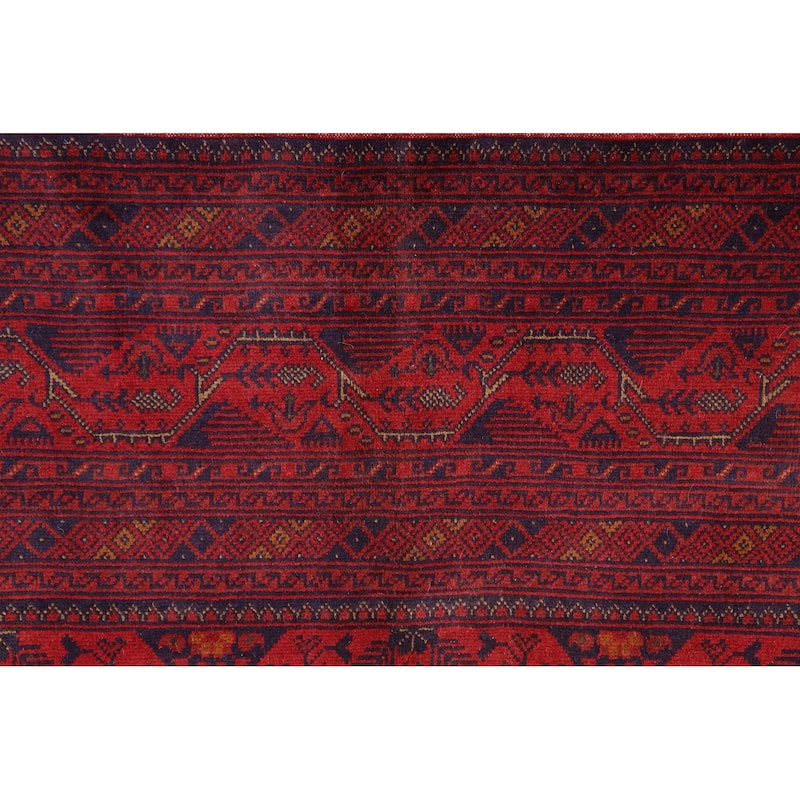 Antique Biljik Khal Mohammadi Sana Wool Rug - 6'7'' x 9'8''