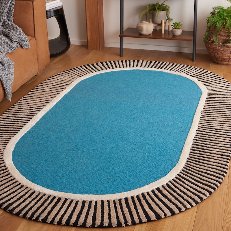 SAFAVIEH Hand-Tufted Fifth Avenue Hermien Mid-Century Modern Wool Rug