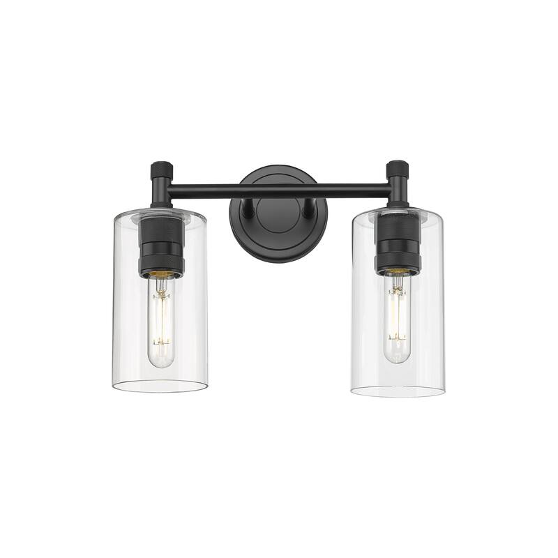 Innovations Lighting Crown Point - 2 Light 7" Wall-Mounted Bath Vanity Light