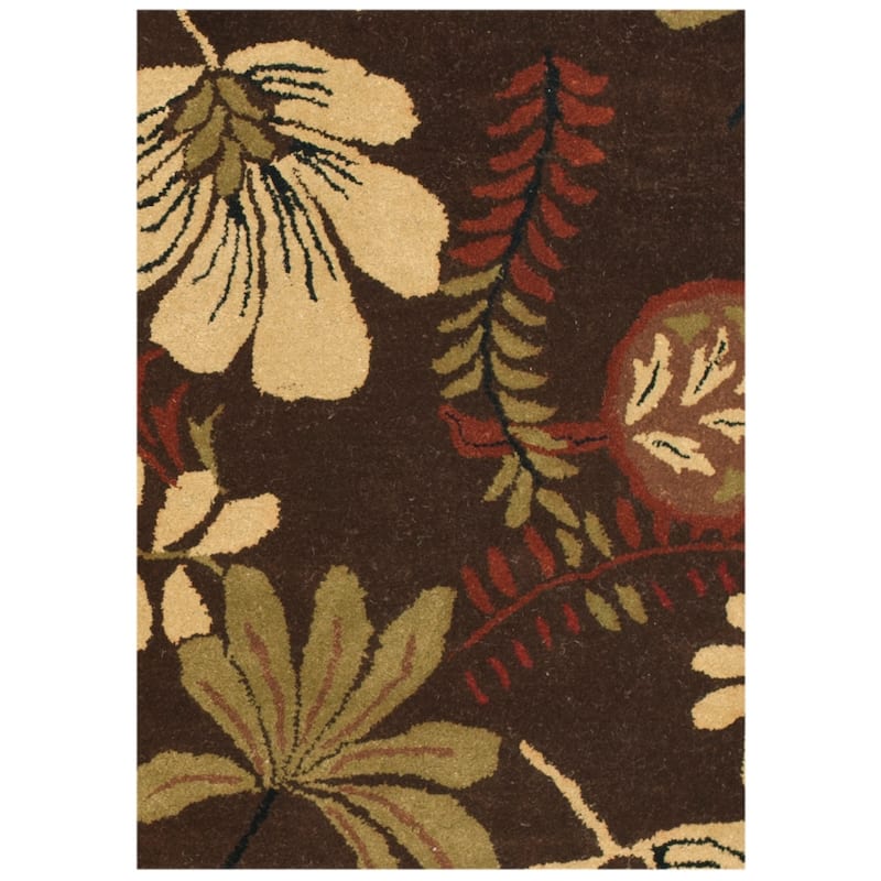 SAFAVIEH Handmade Jardin Gitza Country Floral Wool Rug