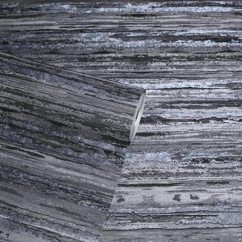 Arthouse Philomena Denim Striated Wallpaper