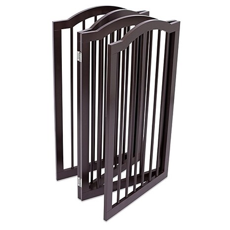 internet's best pet gate with arched top