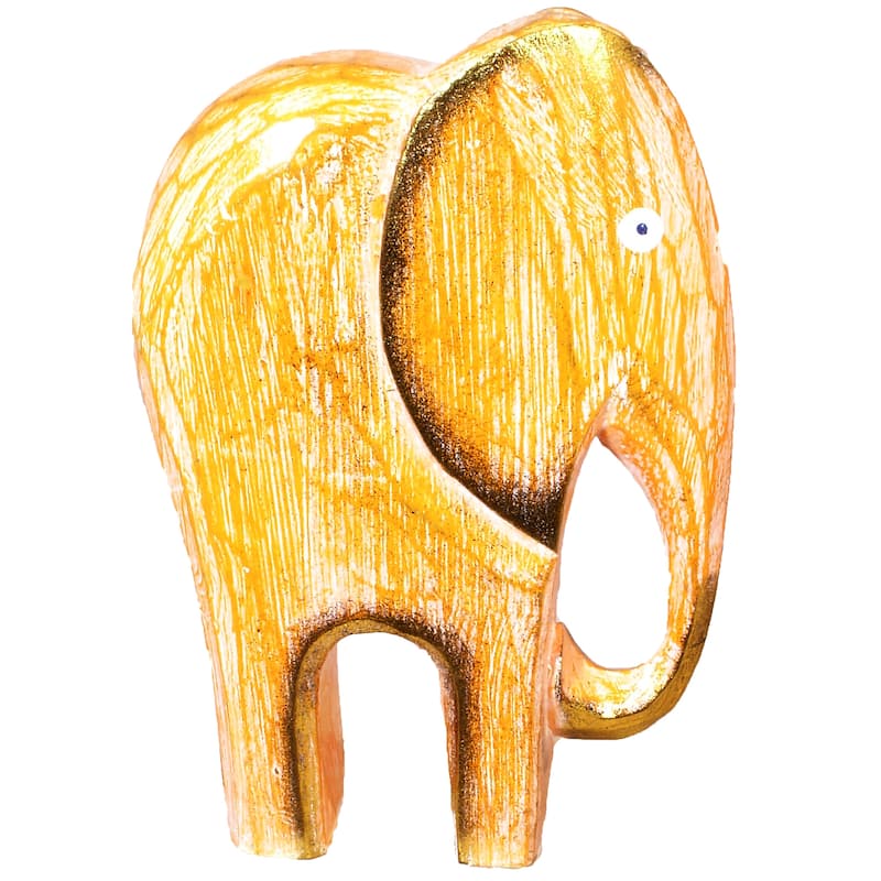 Handcarved Bali Elephant Figurine