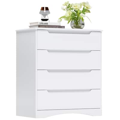 3/4/5/6 Drawer Dresser, Chest of Drawers with Large Storage, Tall Dresser and Organizer Wooden Cabinet