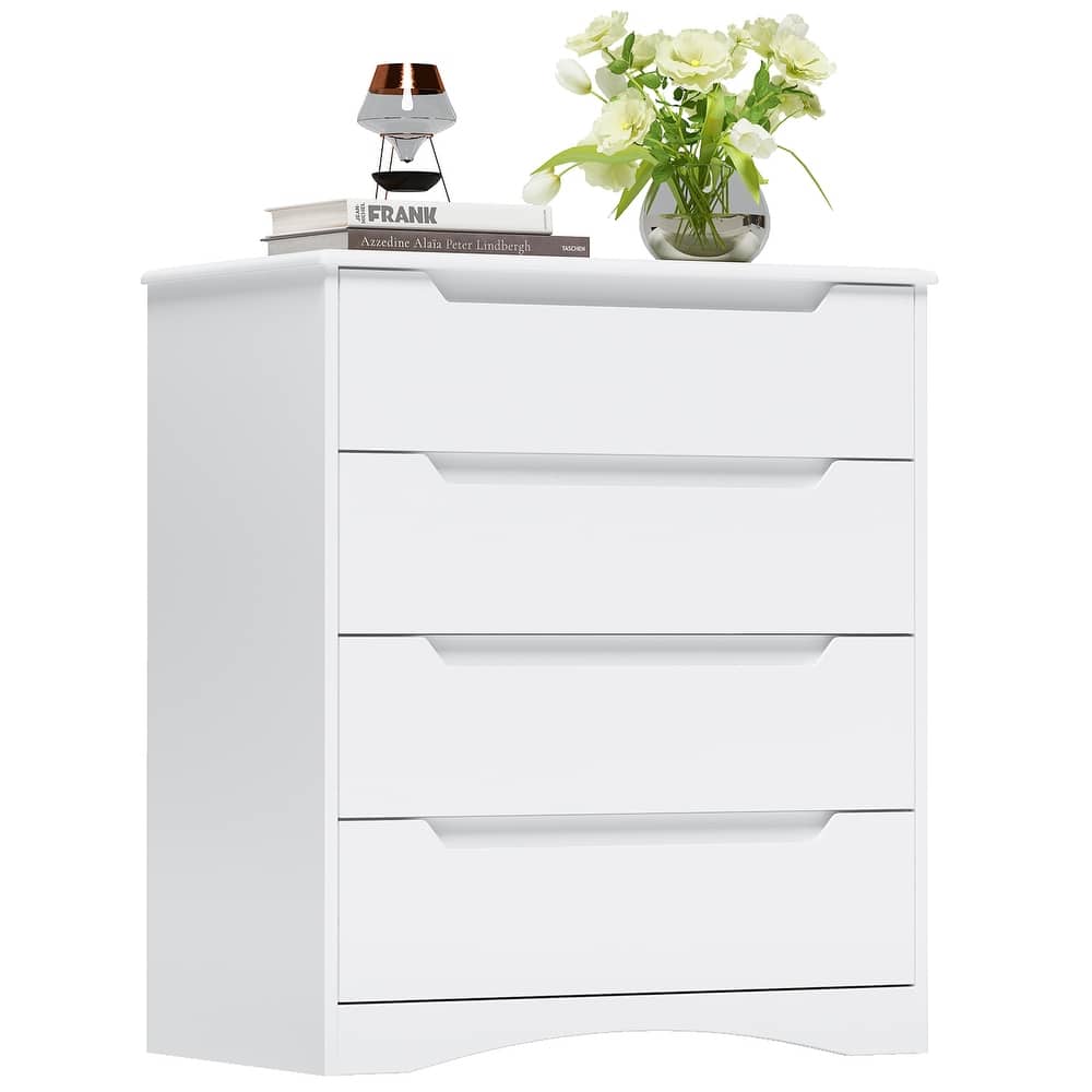 3/4/5/6 Drawer Dresser, Chest of Drawers with Large Storage, Tall Dresser and Organizer Wooden Cabinet