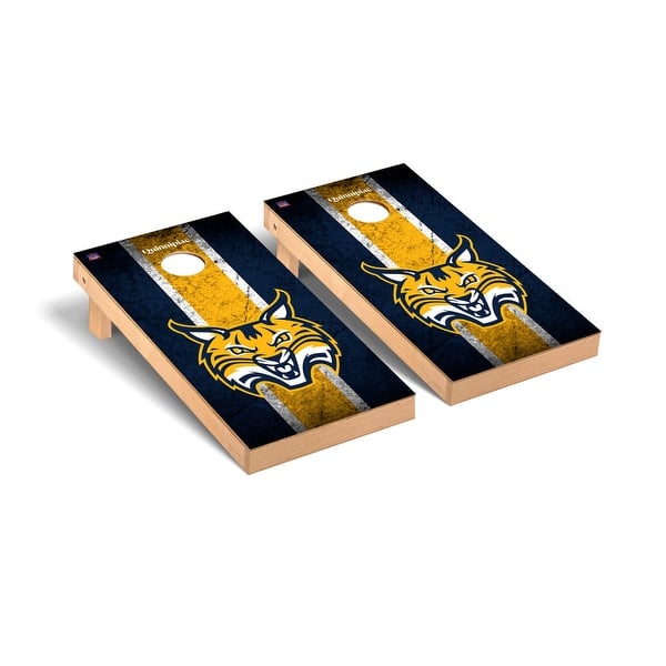 slide 2 of 5, Quinnipiac Bobcats Vintage Cornhole Board Set