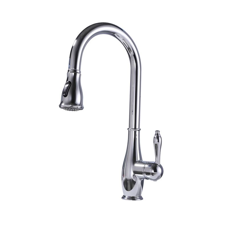 Topcraft High-arc Stainless Steel kitchen Sink Faucet