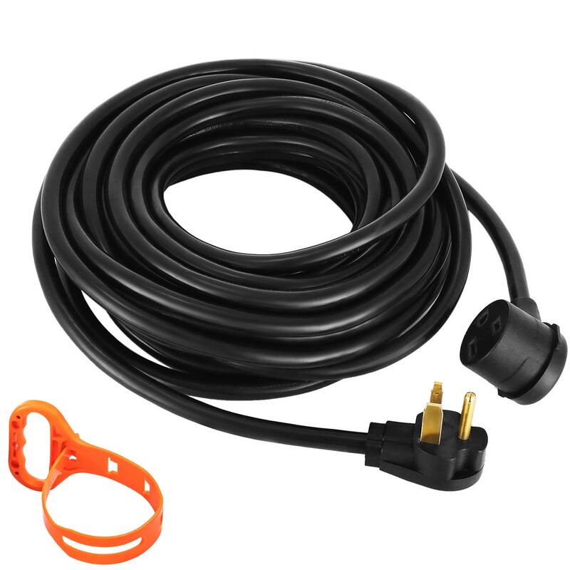 Welder Extension Cord 40Amp 25ft 250V, Welding Power Cord with NEMA 6-50 Plug 8 Gauge 3 Prong - Black