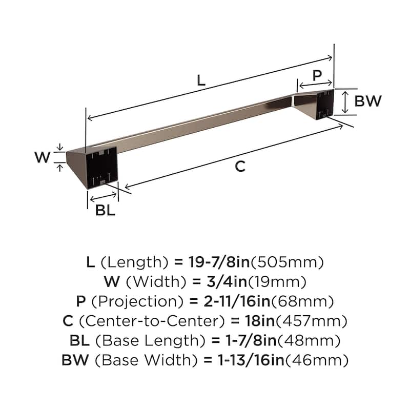 Amerock Blackrock Towel Bar
