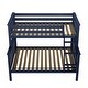 preview thumbnail 5 of 26, Now Furniture Twin Over Full Bunk Bed with Angled Ladder