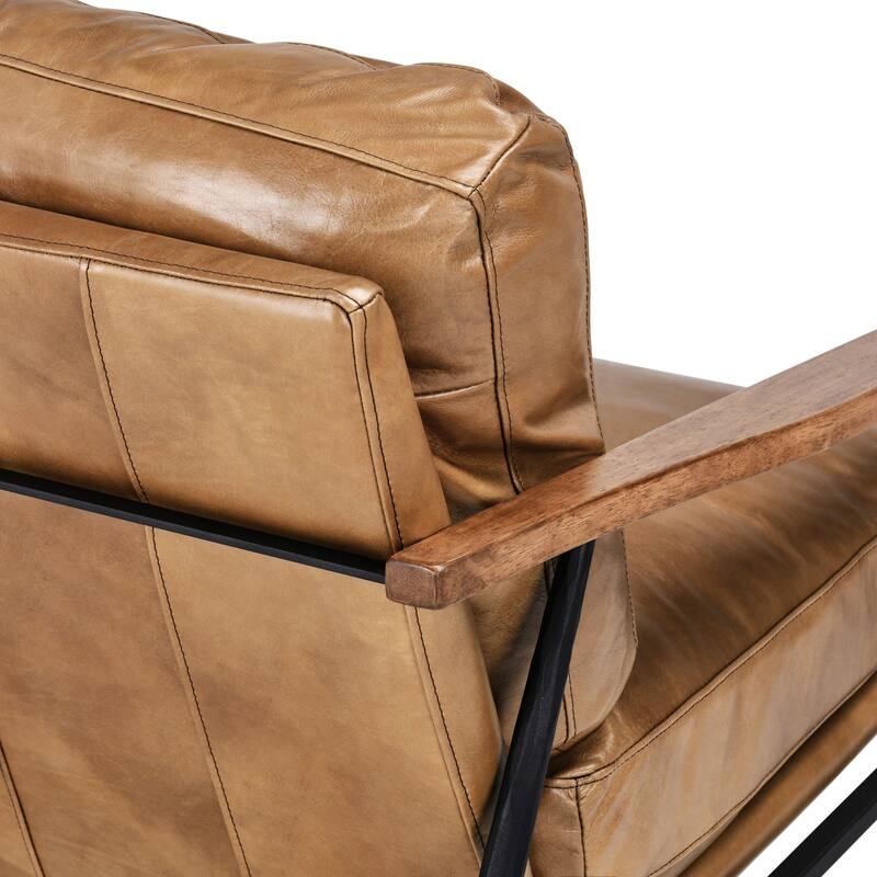 Classic Home Arnold Leather Club Chair