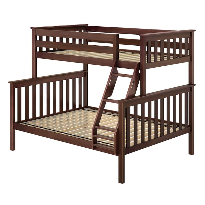 Now Furniture Twin Over Full Bunk Bed with Angled Ladder