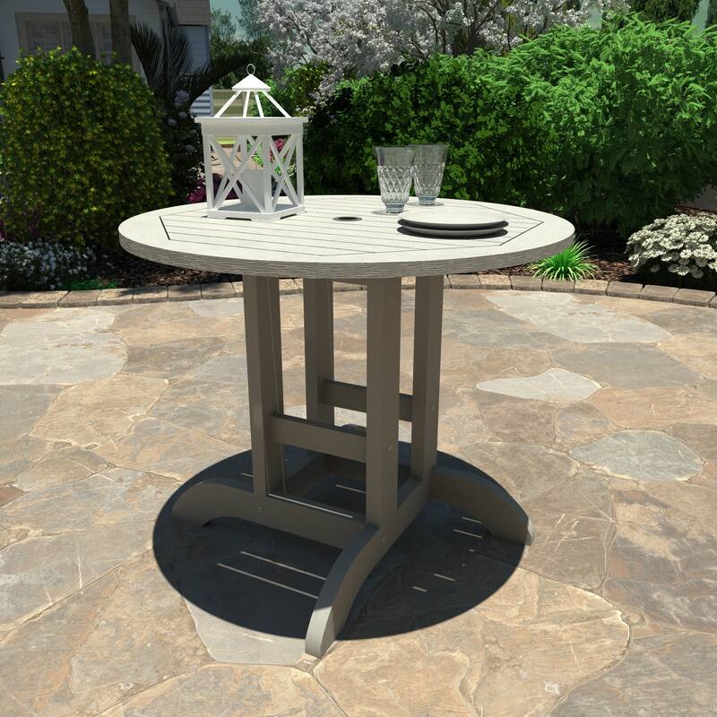 HIGHWOOD 36" Round Dining Height Outdoor Table