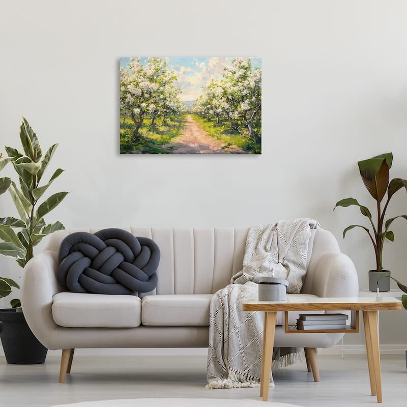 Stupell Path Through Flowering Trees Canvas Wall Art Design By LSR Creative Studio