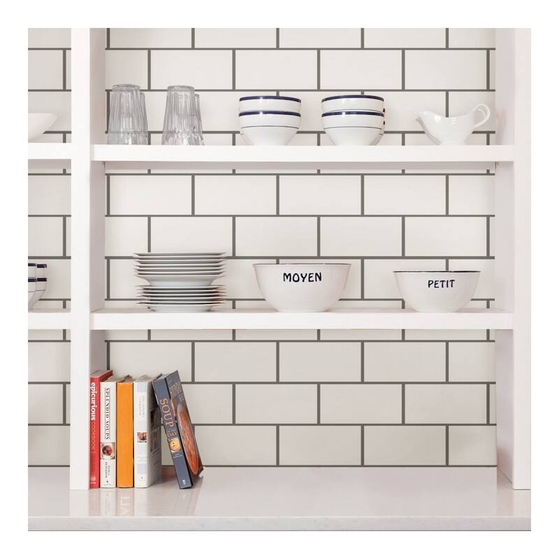 InHome Subway Tile Peel & Stick Backsplash Tiles