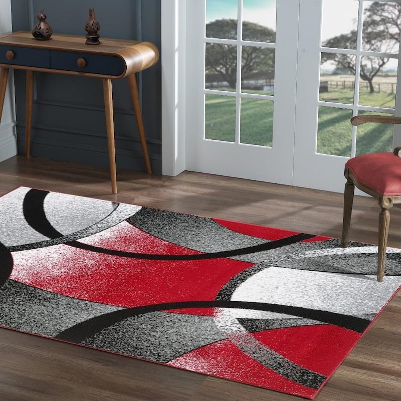 Luxe Weavers Geometric Patterned Area Rug, Indoor Carpet