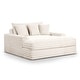 preview thumbnail 7 of 9, Furniture of America Venden Modern Chenille Padded 2-Seater Chaise Loveseat with USB Charger and Cup Holders