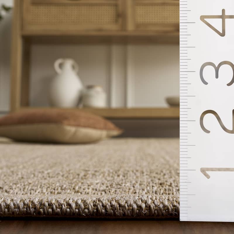 SAFAVIEH, Palm Beach Clevie Modern Sisal Rug