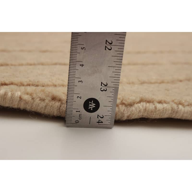 Kashkuli Gabbeh Beige Rug 5'4" x 5'4" - 5'4 x 5'4