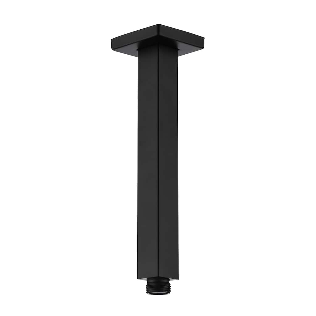 8 in. Square Ceiling Mount Standard Shower Arm and Flange