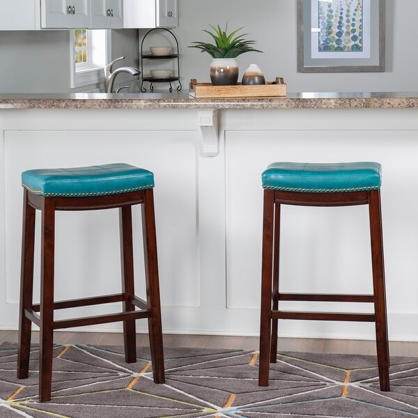 Copper Grove Willamette Blue Bar Stool. Opens flyout.