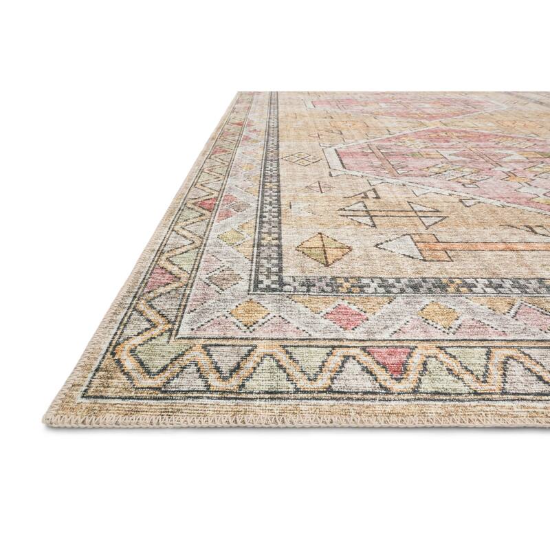 Alexander Home Leanne Aztec Distressed Printed Area Rug