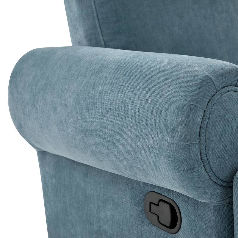 Christopher Knight Home - Thorne Chenille Swivel Recliner Rocker Chair with Adjustable Backrest