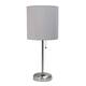 Option Brushed Steel/Gray Shade